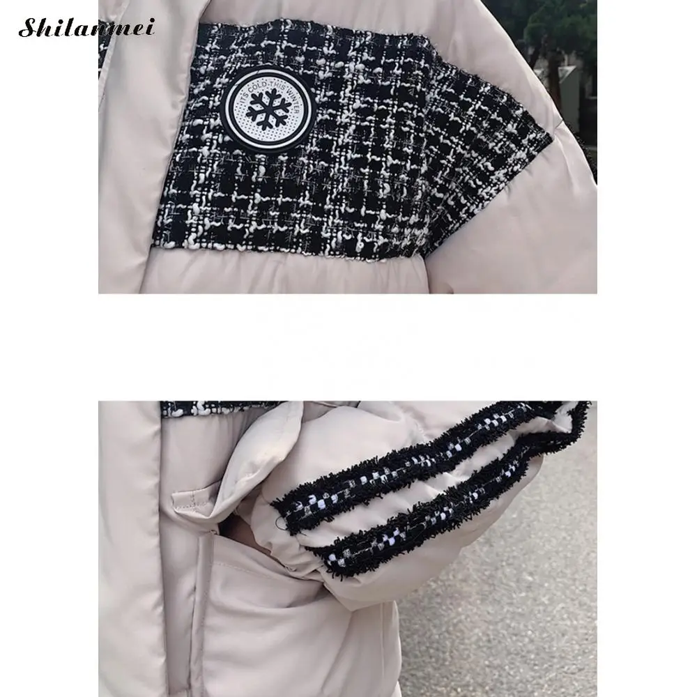 Fashion Oversized Parkas Women Thicken Patchwork Female Outerwear Korean Style Down Jacket Women Female Kawaii Parkas Mujer 2019 
Fashion Oversized Parkas Women Thicken Patchwork Female Outerwear Korean Style Down Jacket Women Female Kawaii Parkas Mujer 2019
