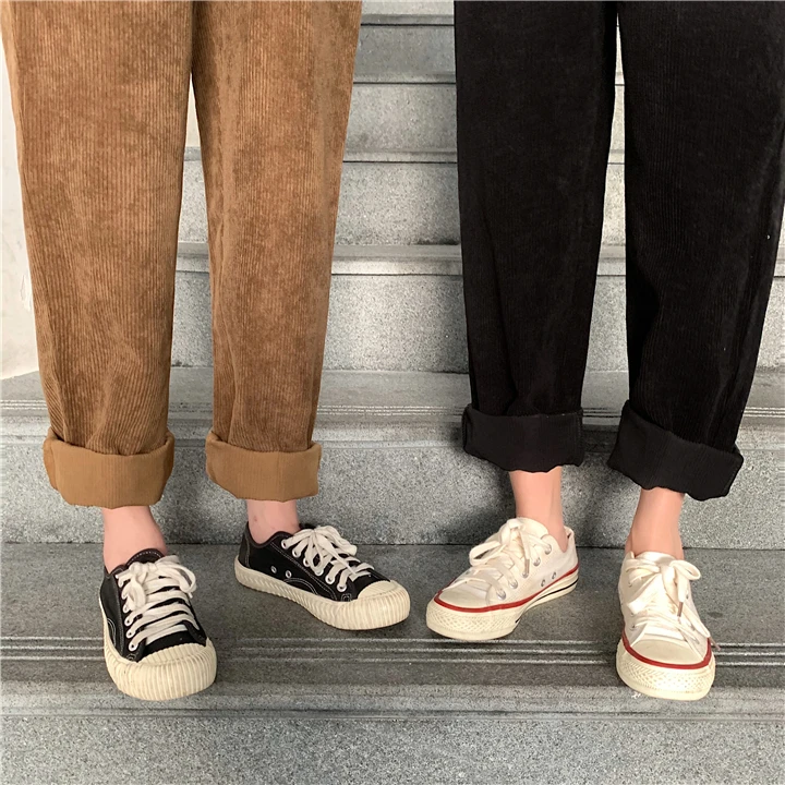 2021 Spring New Women's Casual Loose Corduroy Wide Leg Pants Fashion Full Length Trousers With Sashes Female Bottoms 
2021 Spring New Women's Casual Loose Corduroy Wide Leg Pants Fashion Full Length Trousers With Sashes Female Bottoms