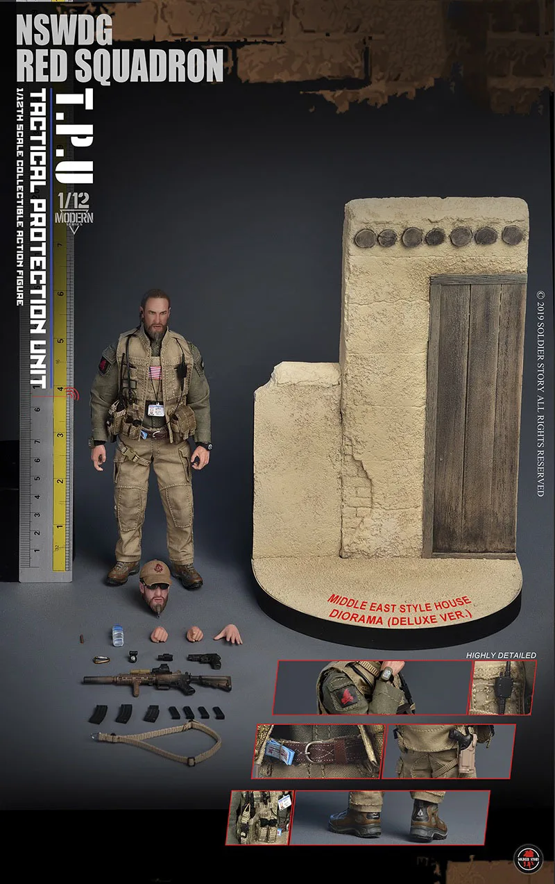 SoldierStory 1/12 Scale Team Six NSWDG Full Set Action Figure Deluxe Edition SSM001 for Fans Collection In Stock
SoldierStory 1/12 Scale Team Six NSWDG Full Set Action Figure Deluxe Edition SSM001 for Fans Collection In Stock