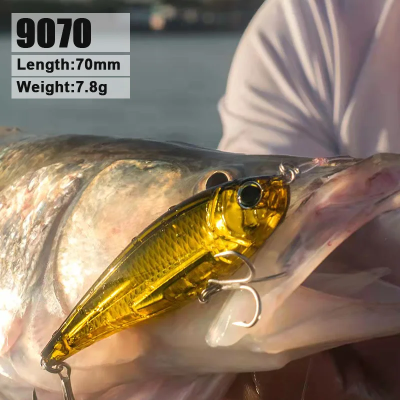 1 Pcs 70mm 7.8g Hard Plastic Pencil Lure Floating VIB Artificial Bait Freshwater Wobbler Fishing Tackle Accessories PE070
1 Pcs 70mm 7.8g Hard Plastic Pencil Lure Floating VIB Artificial Bait Freshwater Wobbler Fishing Tackle Accessories PE070