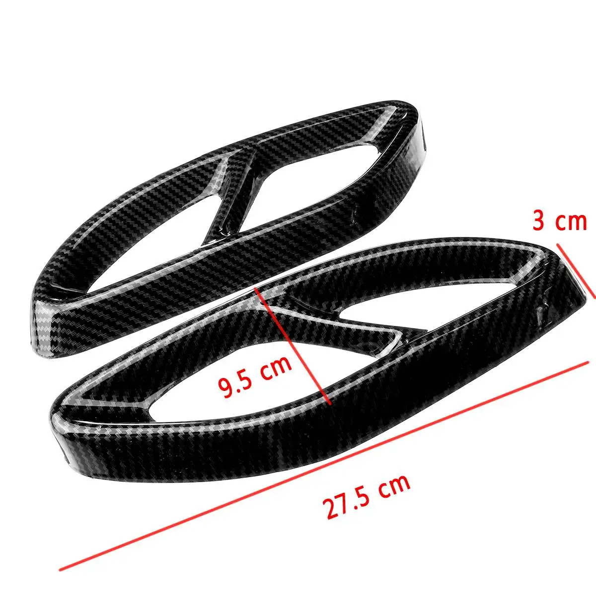 Carbon Black Car Rear Dual Exhaust Pipe Stick Covers Auto Exhaust Muffler Trim For Benz C GLC W205 X253 2015 2016 2017 2018
Carbon Black Car Rear Dual Exhaust Pipe Stick Covers Auto Exhaust Muffler Trim For Benz C GLC W205 X253 2015 2016 2017 2018