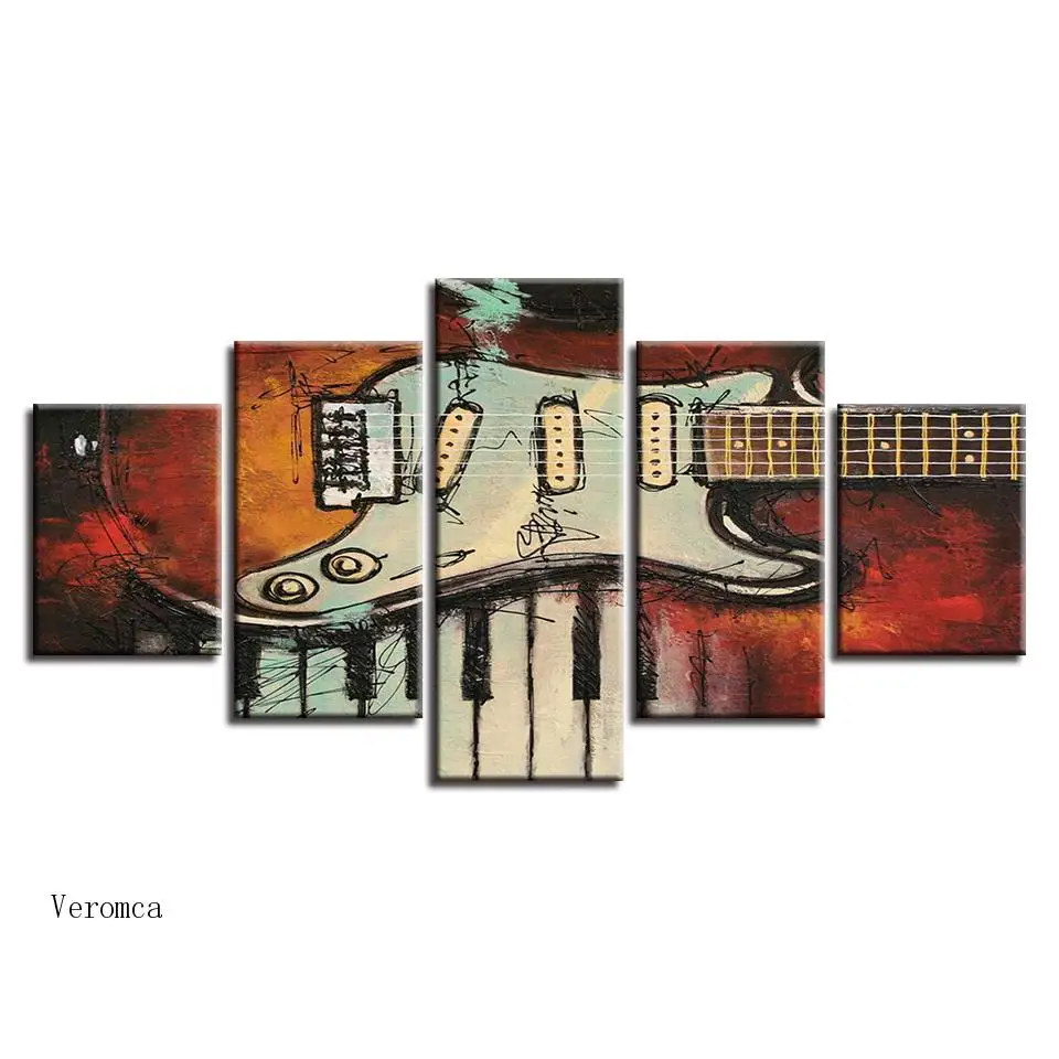 5 Pieces Musical Instruments Guitar and Piano Keys Canvas Pictures Hd Prints Art Posters Modular Home Bedroom Decor Paintings
5 Pieces Musical Instruments Guitar and Piano Keys Canvas Pictures Hd Prints Art Posters Modular Home Bedroom Decor Paintings