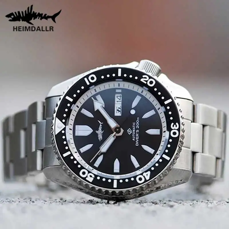 HEIMDALLR SKX007 Mens Mechanical Watch NH36A Sapphire Crystal Automatic BGW9 Luminous Ceramic Bezel Diver Watch 200m Waterproof
HEIMDALLR SKX007 Mens Mechanical Watch NH36A Sapphire Crystal Automatic BGW9 Luminous Ceramic Bezel Diver Watch 200m Waterproof