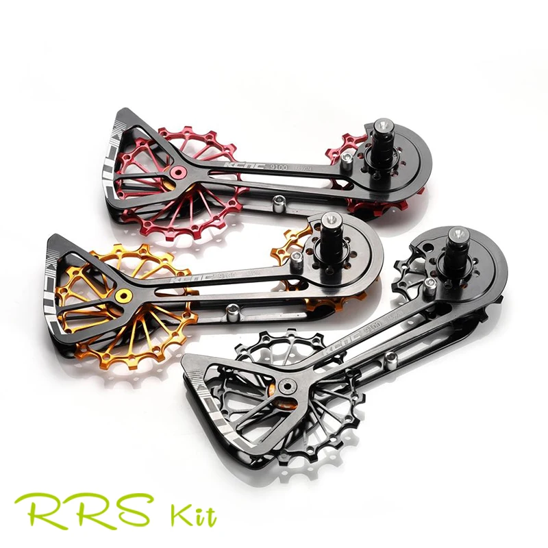 KCNC Lightweight Aluminum Alloy Road Bicycle Bike Oversized Pulley Cage OSPW For Shimano Road R9100/R8000 XT 14-16T Derailleur
KCNC Lightweight Aluminum Alloy Road Bicycle Bike Oversized Pulley Cage OSPW For Shimano Road R9100/R8000 XT 14-16T Derailleur