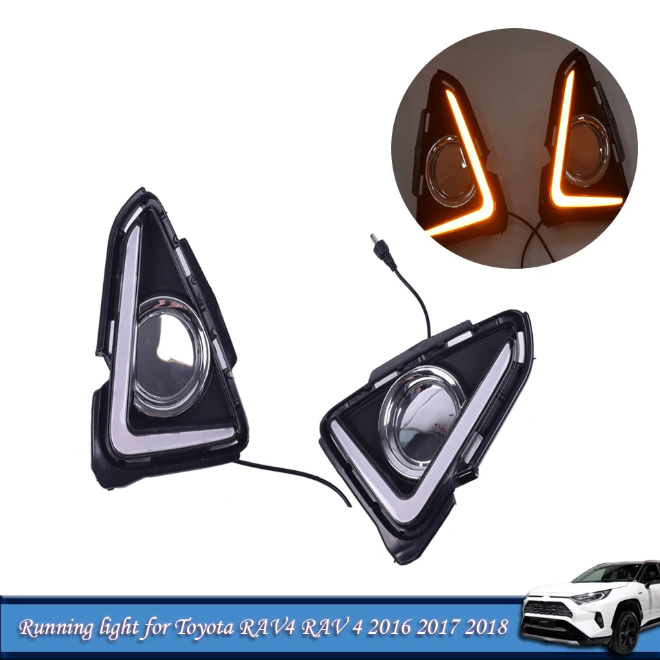 Fit For Toyota RAV4 RAV 4 2016 2017 2018 Car Accessories 12V LED DRL Daytime Lights Running Light Waterproof Fog Lamp Light
Fit For Toyota RAV4 RAV 4 2016 2017 2018 Car Accessories 12V LED DRL Daytime Lights Running Light Waterproof Fog Lamp Light