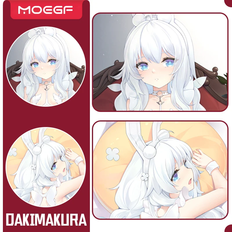 

Cosplay Naval Battle Game Azur Lane MNF Le Malin Dakimakura Bunny Girl Body Pillow Cover Case Hugging Pillow