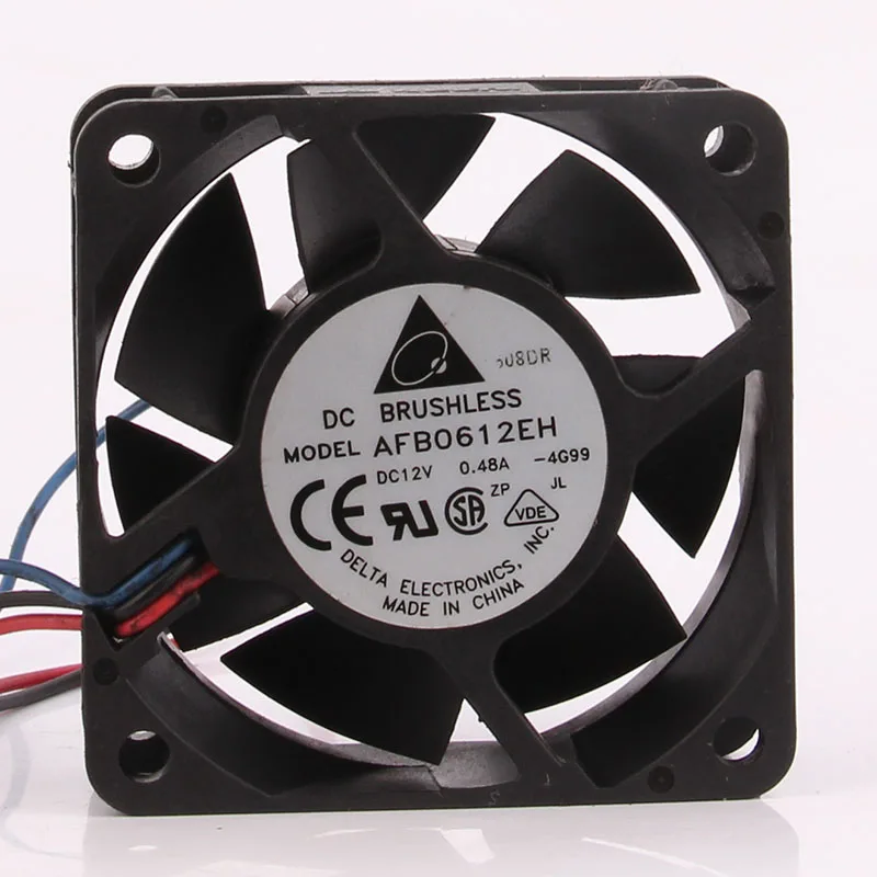 AFB0612EH 6025 12V 0.48A 60×60×25mm 6800 RPM 6CM High Air Volume Power Supply Computer Chassis PC Case Gamer Cabinet Cooling Fan
AFB0612EH 6025 12V 0.48A 60×60×25mm 6800 RPM 6CM High Air Volume Power Supply Computer Chassis PC Case Gamer Cabinet Cooling Fan