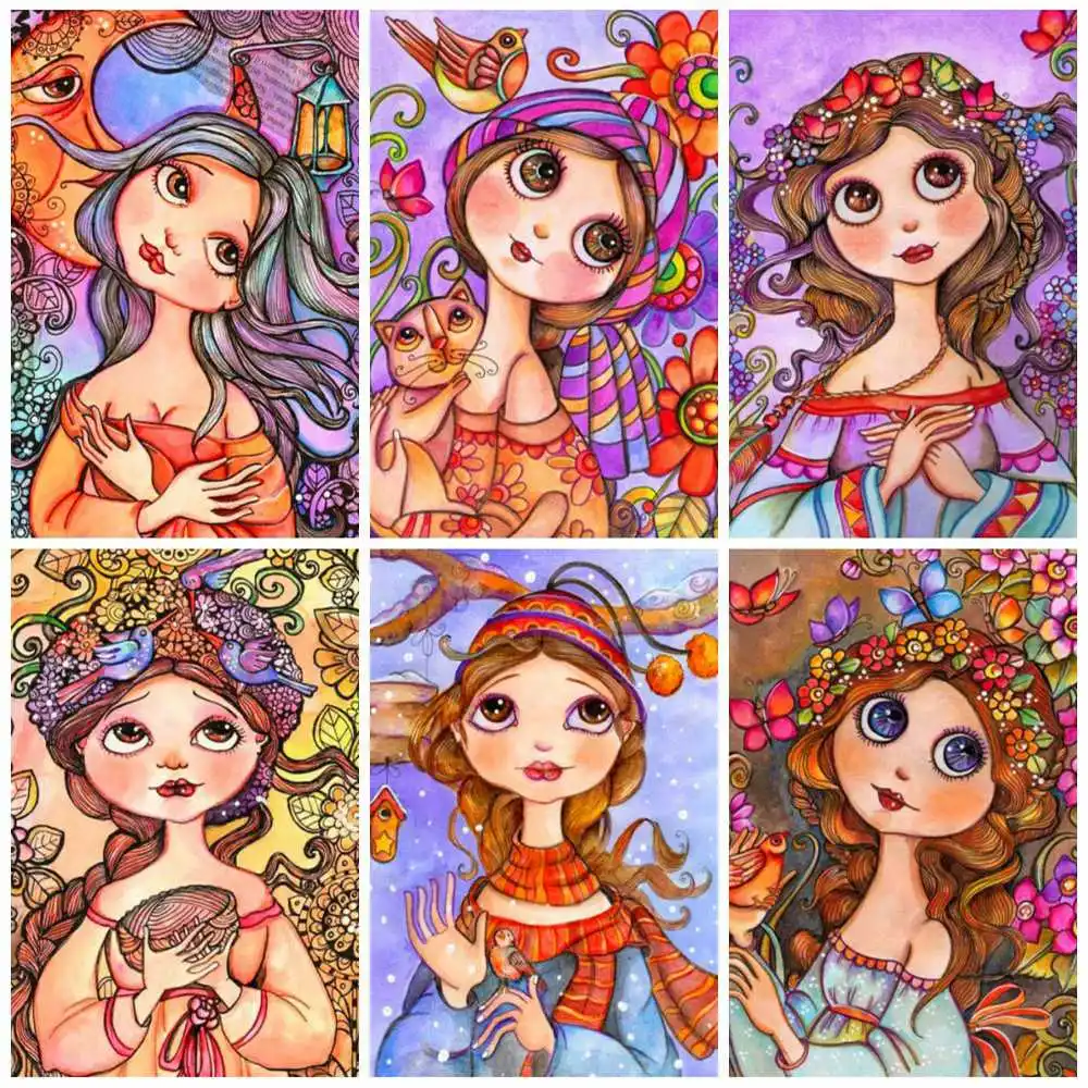 Full Diamond Embroidery Fairy Animation Cartoon Diamond Painting Diamond Inlaid Diamond Diamond Mosaic DIY Room Decoration
Full Diamond Embroidery Fairy Animation Cartoon Diamond Painting Diamond Inlaid Diamond Diamond Mosaic DIY Room Decoration