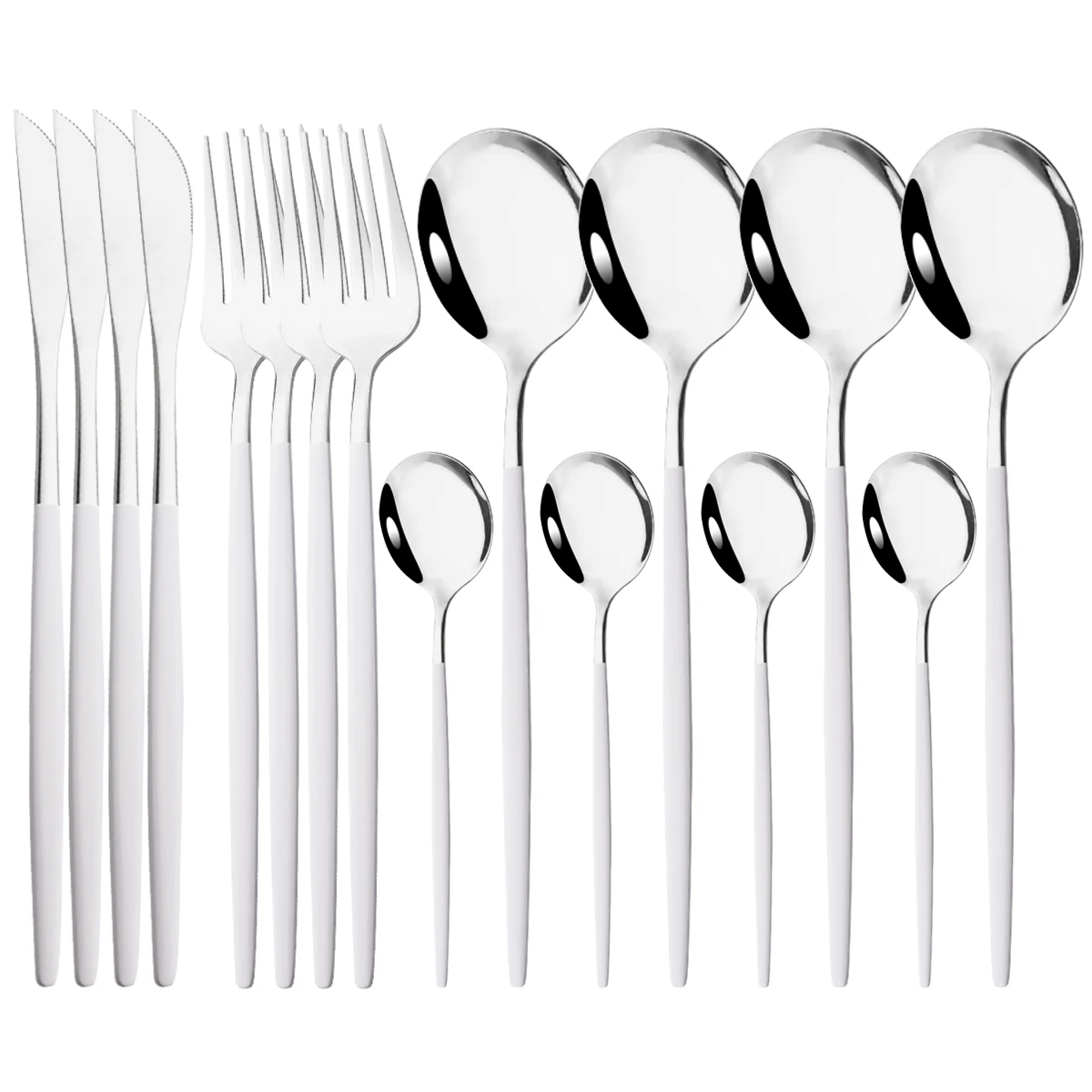 Набор столовых приборов из нержавеющей стали 16 шт.
Набор столовых приборов из нержавеющей стали 16 шт.