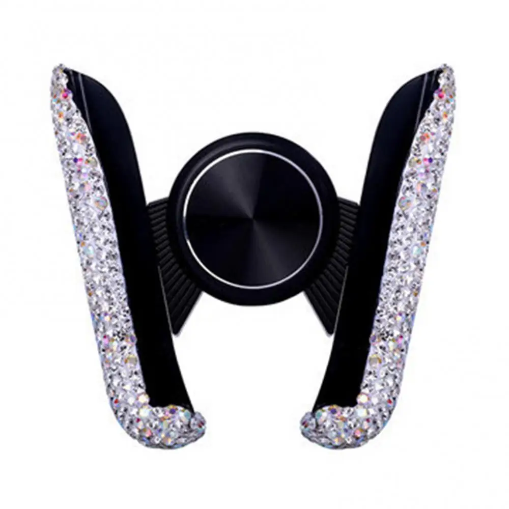 Mini Flexible Stable Shining Rhinestone Car Air Vent Phone Holder Support Stand
Mini Flexible Stable Shining Rhinestone Car Air Vent Phone Holder Support Stand