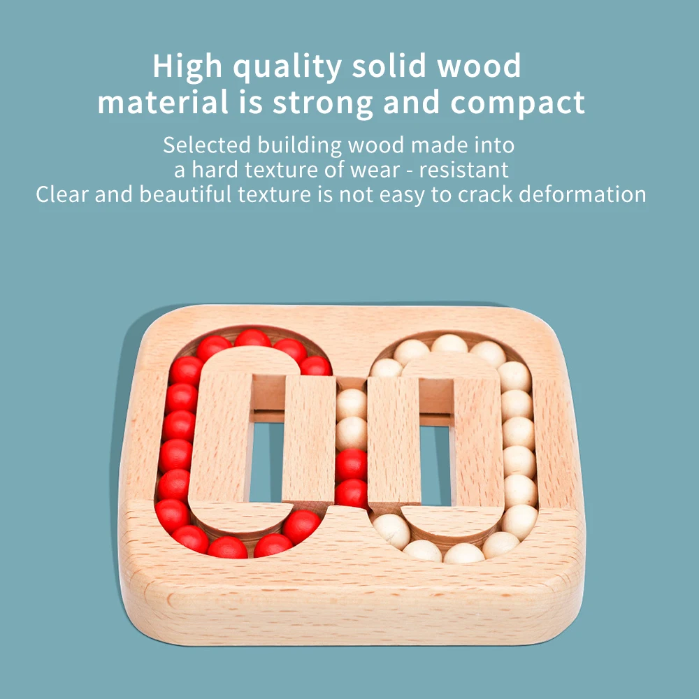 Wooden Toy Flat Ball Game Brain Training Decompression Game Smooth Safe Table Desktop Wooden Ball Maze Children Education Toy
Wooden Toy Flat Ball Game Brain Training Decompression Game Smooth Safe Table Desktop Wooden Ball Maze Children Education Toy
