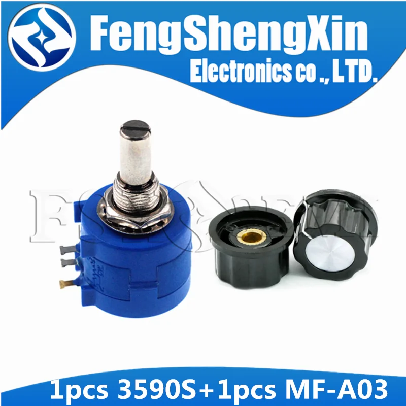 3590 102 202 502 103 +A03 knob 3590S Multiturn Potentiometer 500 1K 2K 5K 10K 20K 50K 100K ohm Potentiometer Adjustable Resistor
3590 102 202 502 103 +A03 knob 3590S Multiturn Potentiometer 500 1K 2K 5K 10K 20K 50K 100K ohm Potentiometer Adjustable Resistor
