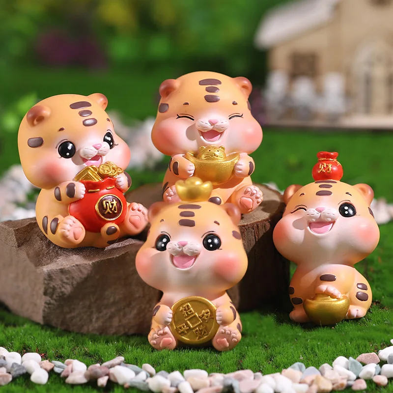 Cartoon Cute Little Tiger Desktop Doll Resin Ornaments Tiger Animal Blind Box New Year's Gift Tiger Gold Ingot Good Luck Wealth
Cartoon Cute Little Tiger Desktop Doll Resin Ornaments Tiger Animal Blind Box New Year's Gift Tiger Gold Ingot Good Luck Wealth