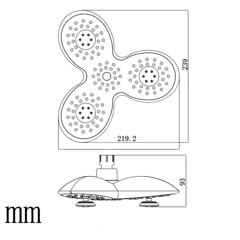 Flower Rotate 360 Degree Bathroom Rainfall Shower Head ABS Water Saving Shower Extension Arm Hand Held Shower Head Thin
Flower Rotate 360 Degree Bathroom Rainfall Shower Head ABS Water Saving Shower Extension Arm Hand Held Shower Head Thin