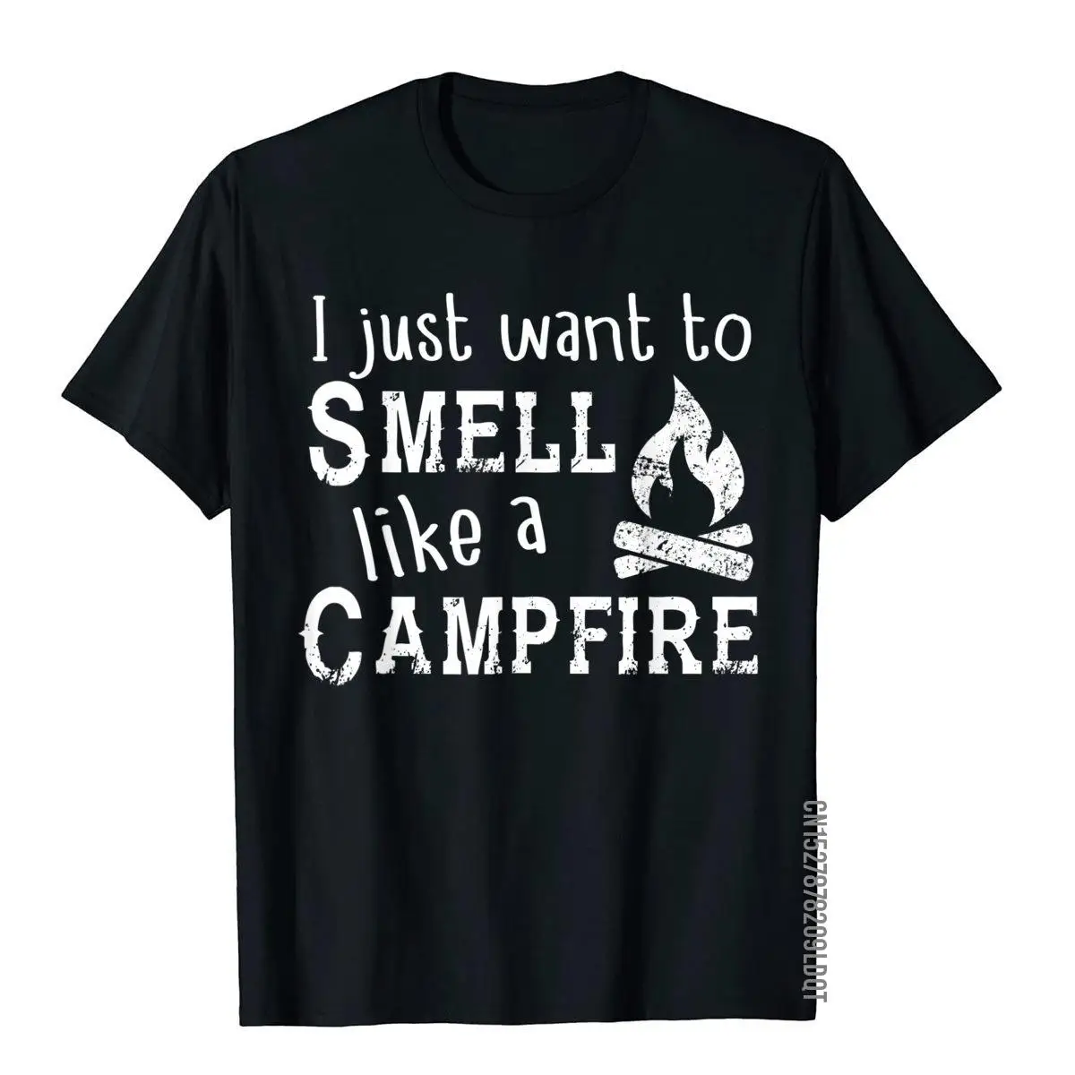 

I Just Want To Smell Like A Campfire Shirt - Camping Funny Fitness T Shirts For Men Cotton Tops Shirt 3D Printed New Coming