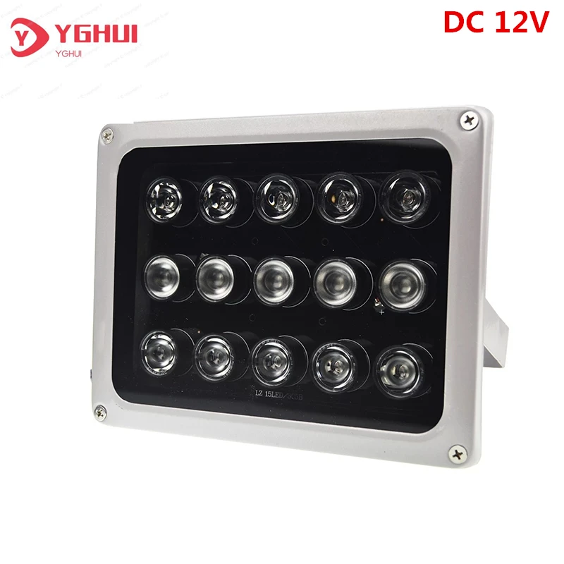 DC 12V CCTV LEDS 15pcs IR Illuminator Infrared night vision 840nm CCTV Fill Light For CCTV Security Camera
DC 12V CCTV LEDS 15pcs IR Illuminator Infrared night vision 840nm CCTV Fill Light For CCTV Security Camera