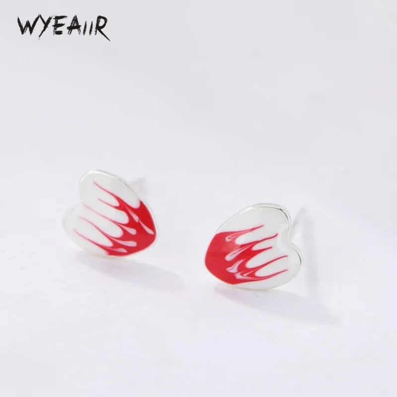 WYEAIIR Literary Fresh Creative Cute Art Versatile Personality 925 Sterling Silver Female Stud Earrings
WYEAIIR Literary Fresh Creative Cute Art Versatile Personality 925 Sterling Silver Female Stud Earrings