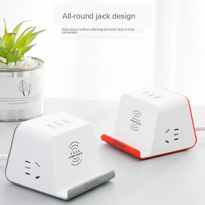 AU Plug Smart Power Strip With Wireless Charger 3A 3USB 2 Outlet Desktop Sockets Charging Station Switch For Desk Tables 2500W
AU Plug Smart Power Strip With Wireless Charger 3A 3USB 2 Outlet Desktop Sockets Charging Station Switch For Desk Tables 2500W