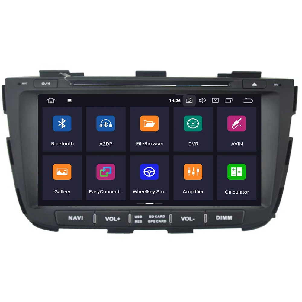 Android 10 PX5 Octa Core для KIA SORENTO 2013 2014 автомобильный DVD мультимедийный плеер GPS навигация