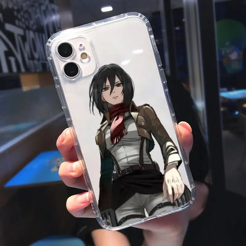 Anime Japanese attack on Titan Phone Case Transparent for iPhone 11 12 mini pro XS MAX 8 7 6 6S Plus X 5S SE 2020 XR 
Anime Japanese attack on Titan Phone Case Transparent for iPhone 11 12 mini pro XS MAX 8 7 6 6S Plus X 5S SE 2020 XR