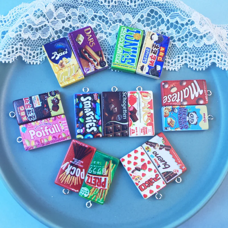 10PCS Kawaii Resin Charms Candy Pendants for Bracelets Necklace Earrings Jewelry Making Flat Back Cabochon
10PCS Kawaii Resin Charms Candy Pendants for Bracelets Necklace Earrings Jewelry Making Flat Back Cabochon