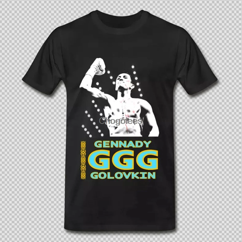 Модные мужские футболки GGG Boxer Gennady Golovkin летние новые повседневные свободные топы