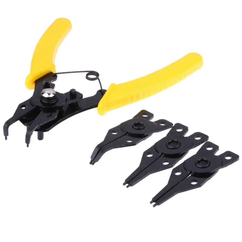 4 In 1 Snap Ring Pliers Plier Set DIY Circlip Combination Retaining Clip Jewelry Circlip Pliers Internal External Ring Remover
4 In 1 Snap Ring Pliers Plier Set DIY Circlip Combination Retaining Clip Jewelry Circlip Pliers Internal External Ring Remover