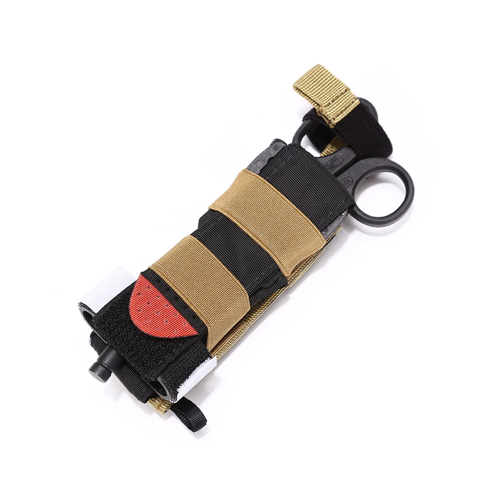 Molle Tactical Tourniquet Pouch Military Medical Scissors Holder Strap Bag Outdoor Hunting Accessories Knife Flashlight Holster
Molle Tactical Tourniquet Pouch Military Medical Scissors Holder Strap Bag Outdoor Hunting Accessories Knife Flashlight Holster