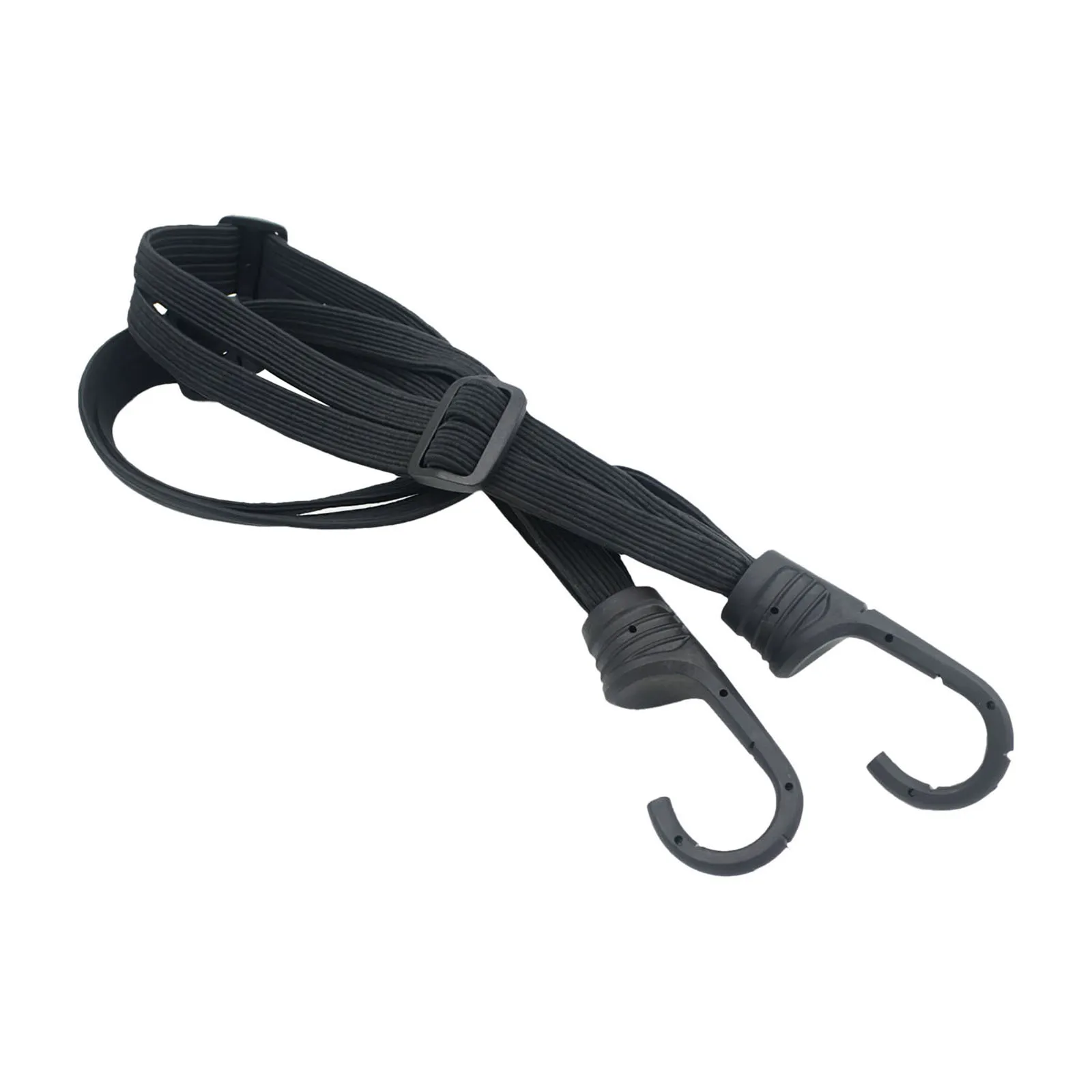 Universal Motorcycle Helmet Luggage Rope with 110cm/43.23inch Stretched Length Elastic Rope with 2 Hooks for Most Motorbikes
Universal Motorcycle Helmet Luggage Rope with 110cm/43.23inch Stretched Length Elastic Rope with 2 Hooks for Most Motorbikes