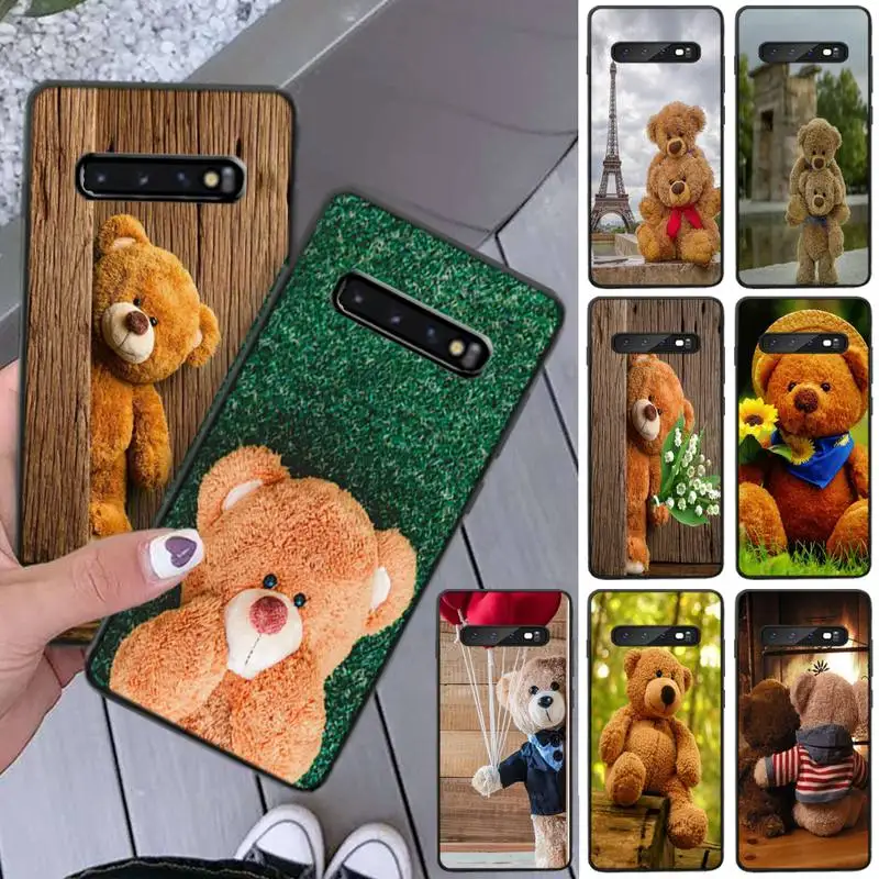 Cute Teddy Bear Phone Case Black TPU Soft For Samsung Galaxy S8 S9 S10e S20 PLUS J6 J600 Cases Cover
Cute Teddy Bear Phone Case Black TPU Soft For Samsung Galaxy S8 S9 S10e S20 PLUS J6 J600 Cases Cover