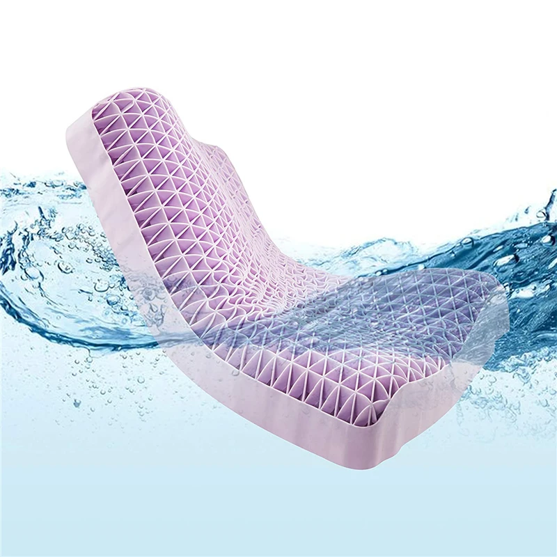 PEIDUO Purple Pillow Neck Support 360 Triangle Grid Soft Responsive Cool Moisture-Wicking Home Neck Pain Orthopedic Pillow
PEIDUO Purple Pillow Neck Support 360 Triangle Grid Soft Responsive Cool Moisture-Wicking Home Neck Pain Orthopedic Pillow