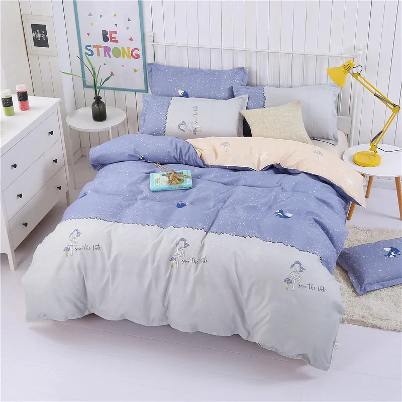Hot Sale Little Fox Bedding Cotton Printed Pillowcase Quilt Cover Bed Sheet Queen Size Bed King Size Bed Four-Piece Set
Hot Sale Little Fox Bedding Cotton Printed Pillowcase Quilt Cover Bed Sheet Queen Size Bed King Size Bed Four-Piece Set