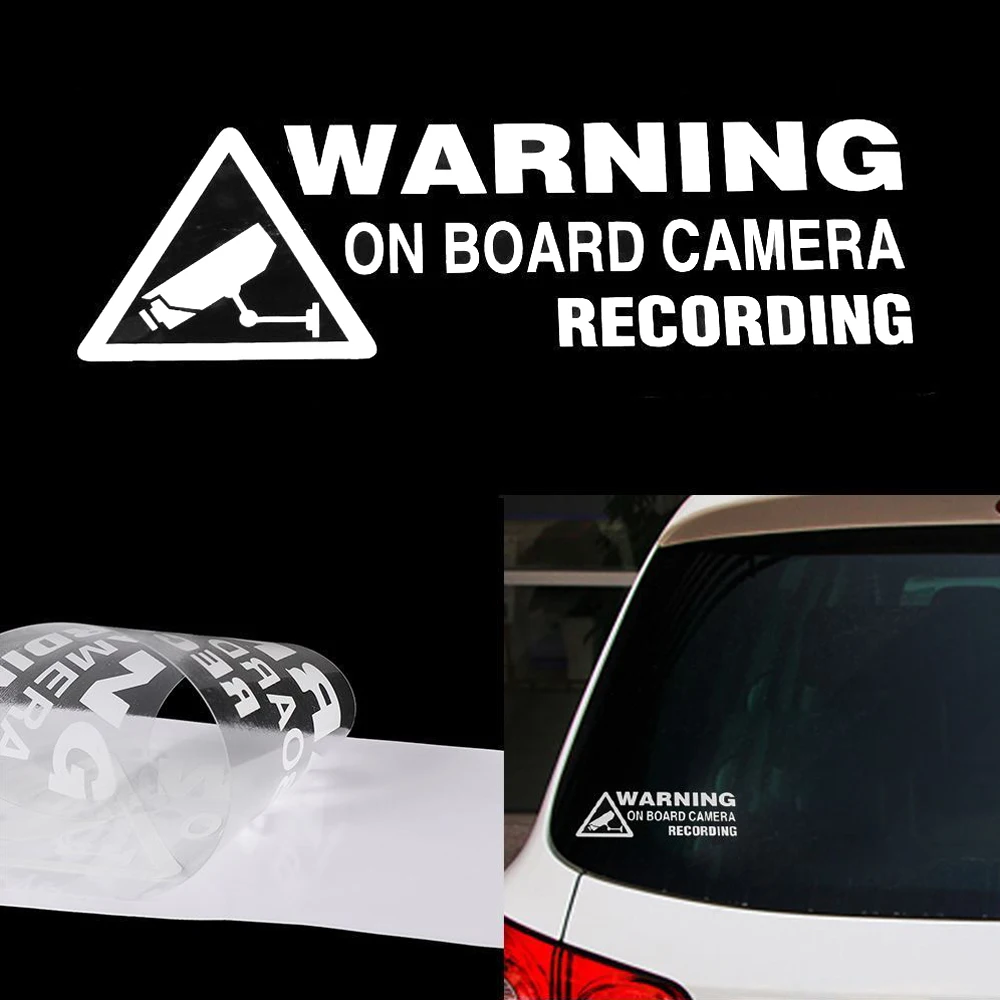 Warning On Board Camera Recording Car Window Truck Vinyl Sticker Decoration Vehicle Waterproof Decal Auto Exterior Accessories
Warning On Board Camera Recording Car Window Truck Vinyl Sticker Decoration Vehicle Waterproof Decal Auto Exterior Accessories