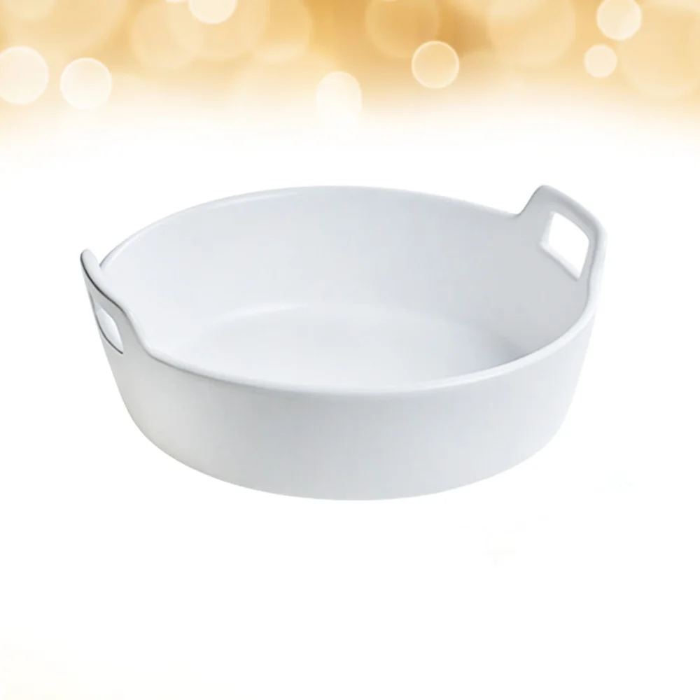 Double Handle Ceramic Fruit Salad Bowl Porcelain Ceramic Salad Bowl Tableware Kitchen Container for Cereal Pasta (Black)
Double Handle Ceramic Fruit Salad Bowl Porcelain Ceramic Salad Bowl Tableware Kitchen Container for Cereal Pasta (Black)