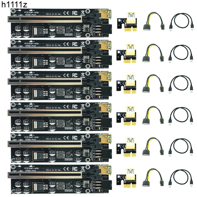 6 шт. PCIE Riser 009S PLUS Райзер PCI Express X16 расширитель PCI E USB Райзер 009S GPU 6-контактная карта SATA 15pin для майнинга биткоинов
6 шт. PCIE Riser 009S PLUS Райзер PCI Express X16 расширитель PCI E USB Райзер 009S GPU 6-контактная карта SATA 15pin для майнинга биткоинов