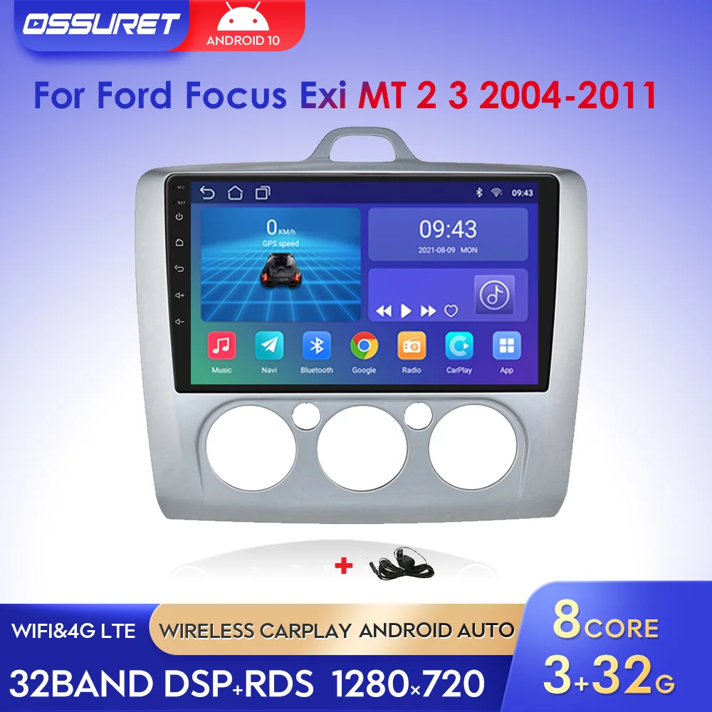 Автомагнитола 2 Din, мультимедийный плеер на Android 10, с 9 "экраном, GPS-навигацией, Wi-Fi, 4G, BT, OBD2 для Ford Focus 2, 3, 2004-2011 Exi MT
Автомагнитола 2 Din, мультимедийный плеер на Android 10, с 9 "экраном, GPS-навигацией, Wi-Fi, 4G, BT, OBD2 для Ford Focus 2, 3, 2004-2011 Exi MT