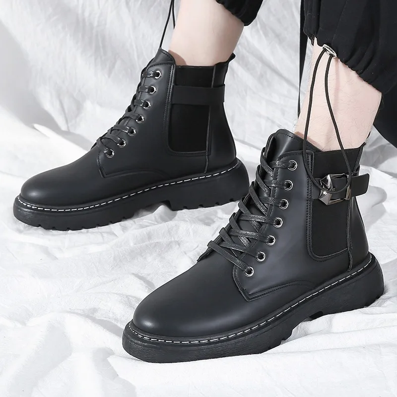 Autumn Winter New Designer Martin boots Men Tooling Men Snow Army Men Shoes Cotton Plus Velvet Warm High-Top Tide Shoes
Autumn Winter New Designer Martin boots Men Tooling Men Snow Army Men Shoes Cotton Plus Velvet Warm High-Top Tide Shoes