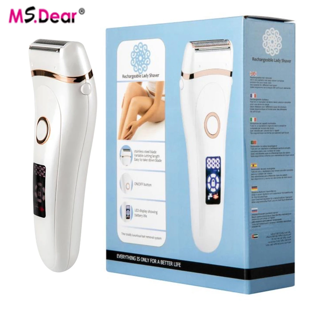 Electric Razor Painless Lady Shaver Women USB Charging Trimmer For Whole Body Waterproof LCD Display Wet Dry Using
Electric Razor Painless Lady Shaver Women USB Charging Trimmer For Whole Body Waterproof LCD Display Wet Dry Using