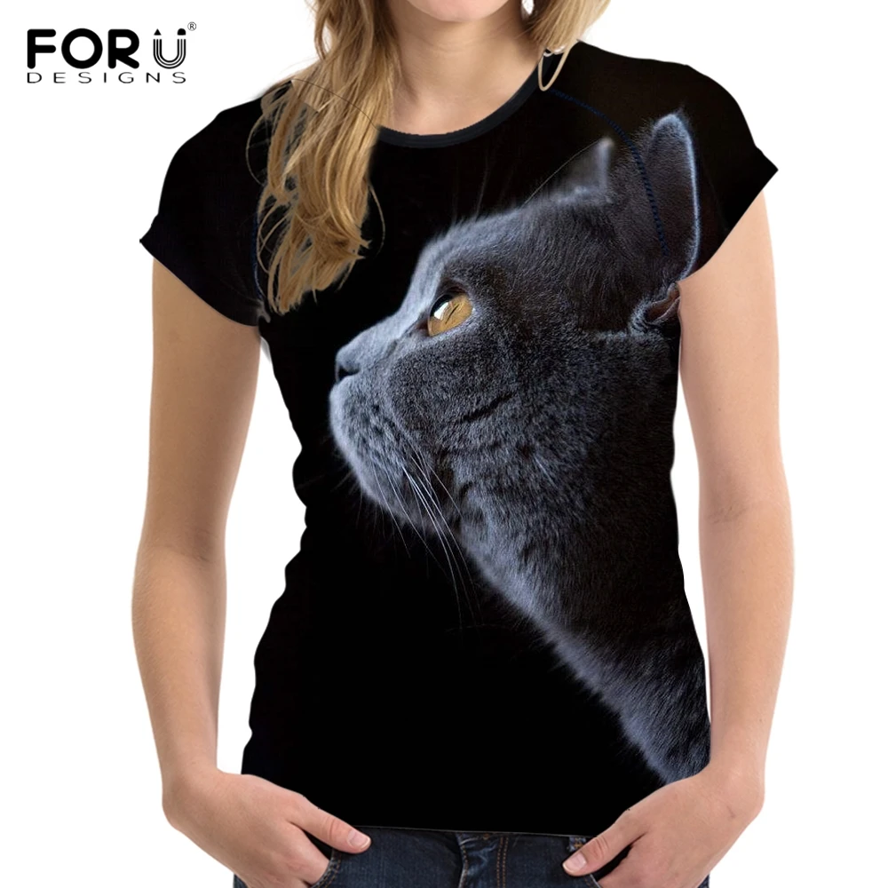 Женские футболки FORUDESIGNS с милым объемным принтом кошки, Chartreux, стильные летние топы с коротким рукавом, футболки для девочек в стиле Харадзюк...
Женские футболки FORUDESIGNS с милым объемным принтом кошки, Chartreux, стильные летние топы с коротким рукавом, футболки для девочек в стиле Харадзюк...