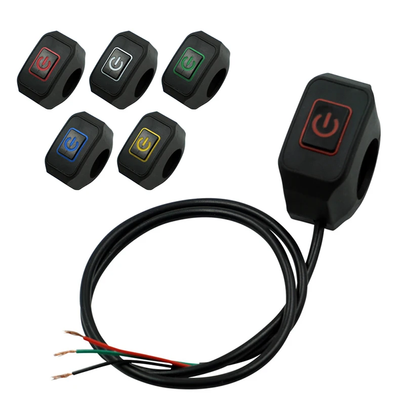 Hot New 22mm Motorcycle Handlebar Switch Momentry Buttton For Electric Star Kill Waterproof Control Switch Button with LED light
Hot New 22mm Motorcycle Handlebar Switch Momentry Buttton For Electric Star Kill Waterproof Control Switch Button with LED light