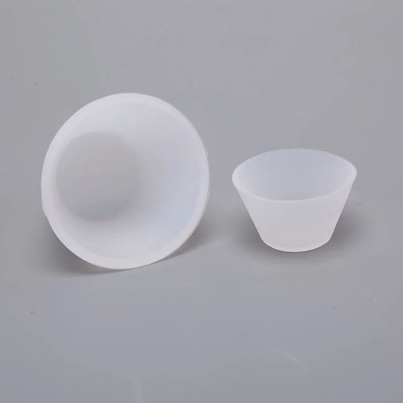 5Pcs Silicone Distribution Cup Resin Glue Tools Glue Distribution Cup Crystal Scale Jewelry Tools Resin Molds For Jewelry