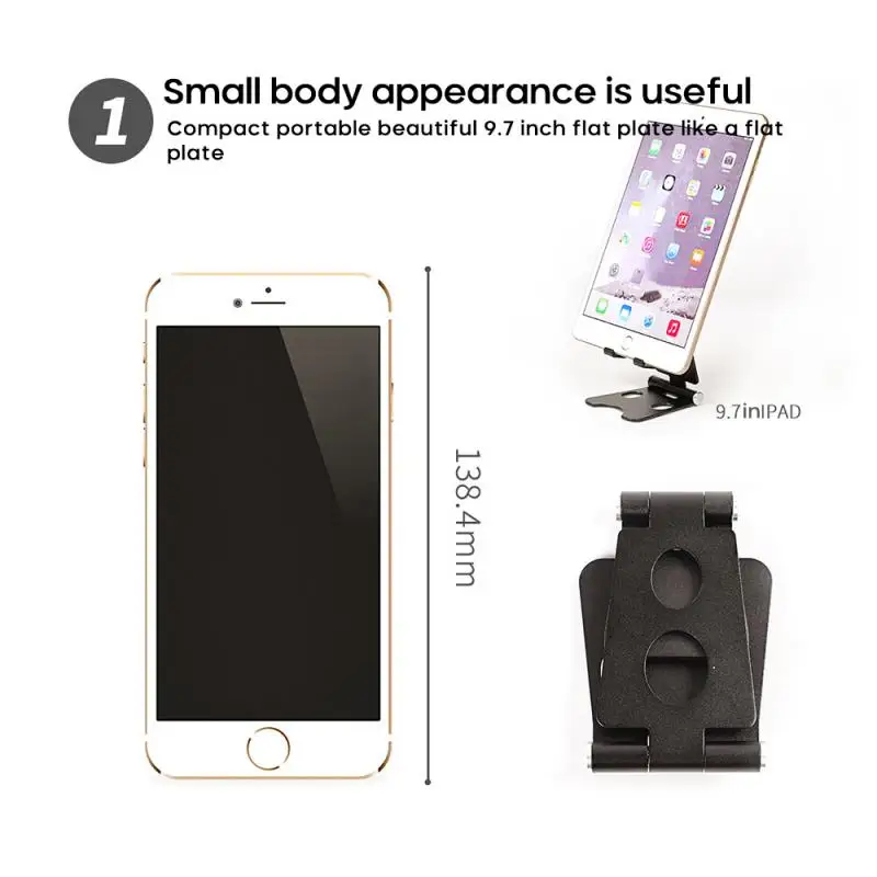 Mobile Phone Holder Stand For iPhone iPad Adjustable Metal Desktop Stand Tablet Holder Foldable Extend Bracket Smart Phone Stand 
Mobile Phone Holder Stand For iPhone iPad Adjustable Metal Desktop Stand Tablet Holder Foldable Extend Bracket Smart Phone Stand