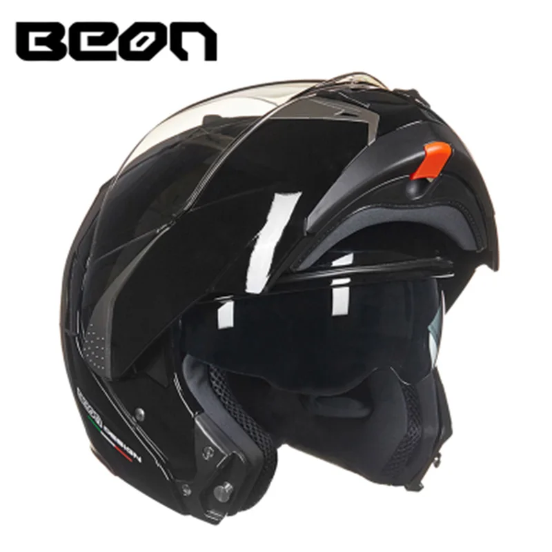 Motorcycle Double Visor Flip up Modular helmet Men's Noise reduction Helmet motorbiker Racing casque BEON helmets
Motorcycle Double Visor Flip up Modular helmet Men's Noise reduction Helmet motorbiker Racing casque BEON helmets