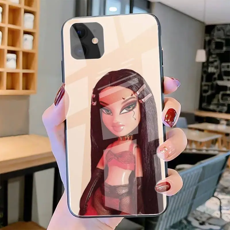 Cute Bratz-compatible Phone Case Tempered Glass For Iphone6plus 6S 7 7plus 8 X XS XSmax XR 11 12 Pro Max 12mini
Cute Bratz-compatible Phone Case Tempered Glass For Iphone6plus 6S 7 7plus 8 X XS XSmax XR 11 12 Pro Max 12mini