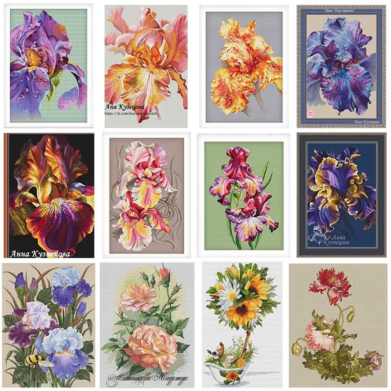 Luan Tail Flower Poppy Flower Pattern Cross Stich Embroidery Set Electronic Drawing Cross Stich Needlework
Luan Tail Flower Poppy Flower Pattern Cross Stich Embroidery Set Electronic Drawing Cross Stich Needlework