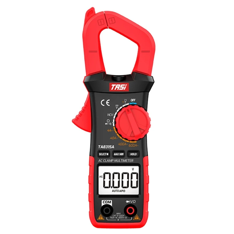 TA8315A AC 0-600A DC1000V AC750V Clamp Meter True Rms NCV Diode Multimeter with Flashlight Backlight X37E
TA8315A AC 0-600A DC1000V AC750V Clamp Meter True Rms NCV Diode Multimeter with Flashlight Backlight X37E