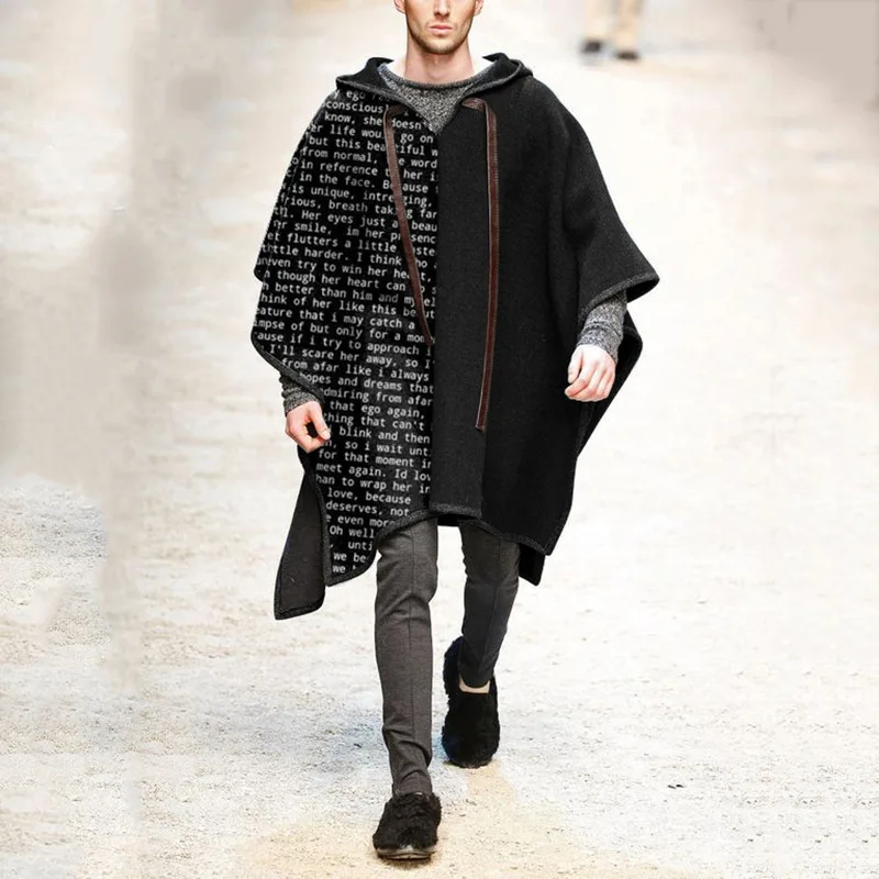 2021 New Fashion Hot Style Men's Retro Cape Loose Shawl Pullover Windbreaker Woolen Coat Men Winter Jacket Wool Coat Men
2021 New Fashion Hot Style Men's Retro Cape Loose Shawl Pullover Windbreaker Woolen Coat Men Winter Jacket Wool Coat Men