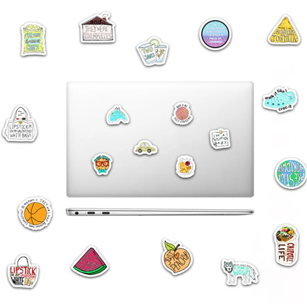10/30/50PCS Small Fresh Vine Graffiti Stickers Hand Account Scooter Suitcase Waterproof Guitar Decoration Toys Wholesale
10/30/50PCS Small Fresh Vine Graffiti Stickers Hand Account Scooter Suitcase Waterproof Guitar Decoration Toys Wholesale