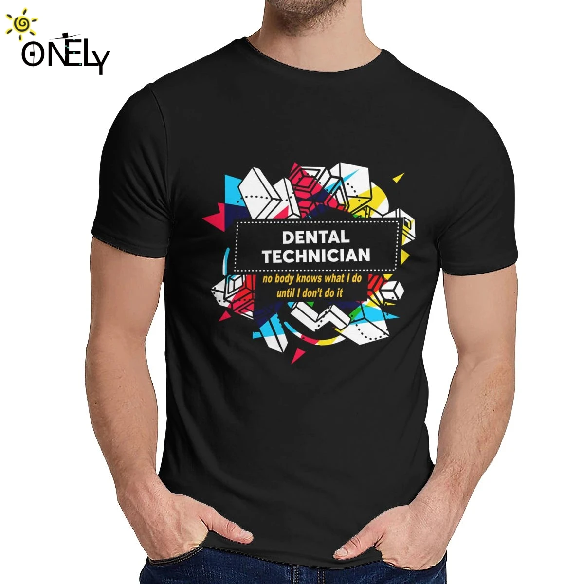 Cotton Dental Technicia Short Sleeve Man's Graphic Print Leisure Classic Round Neck Camiseta T shirt
Cotton Dental Technicia Short Sleeve Man's Graphic Print Leisure Classic Round Neck Camiseta T shirt