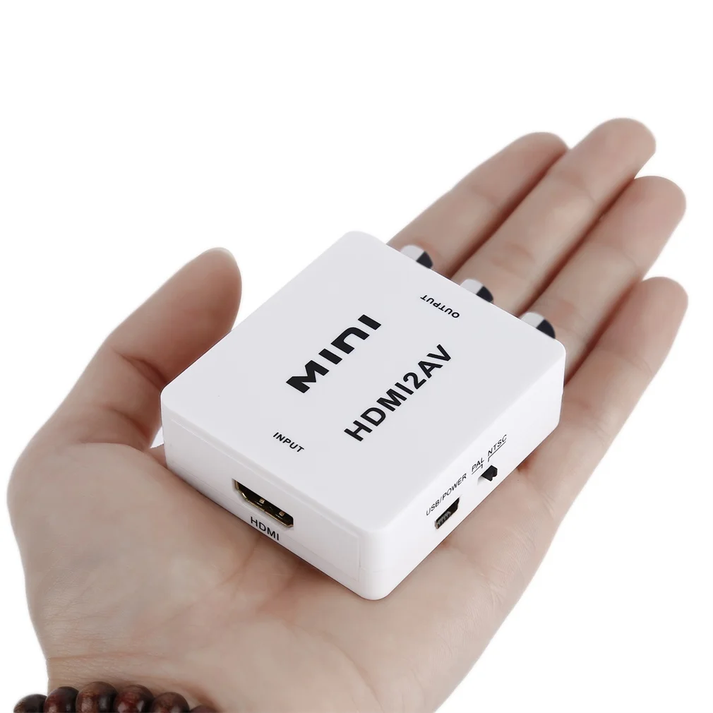 1Pc Mini Hdmi2Av Hdmi Converter Mini Hdmi To Av/Cvbs L/R Video Adapter Hdmi2Av Ntsc Pal Output 1080P
1Pc Mini Hdmi2Av Hdmi Converter Mini Hdmi To Av/Cvbs L/R Video Adapter Hdmi2Av Ntsc Pal Output 1080P